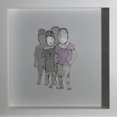 Original Fine Art People Fabric Drawings For Sale By Artists