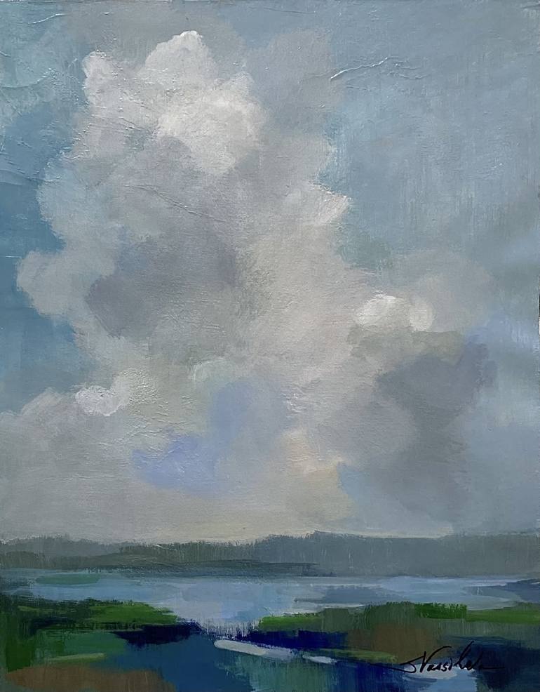 Original Expressionism Landscape Paintings by Silvia Vassileva