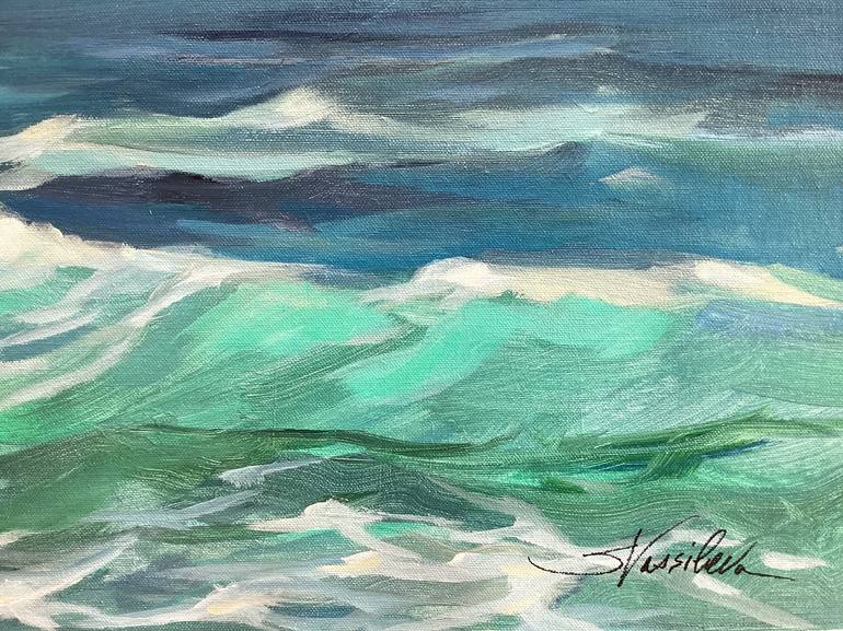 Original Impressionism Seascape Painting by Silvia Vassileva