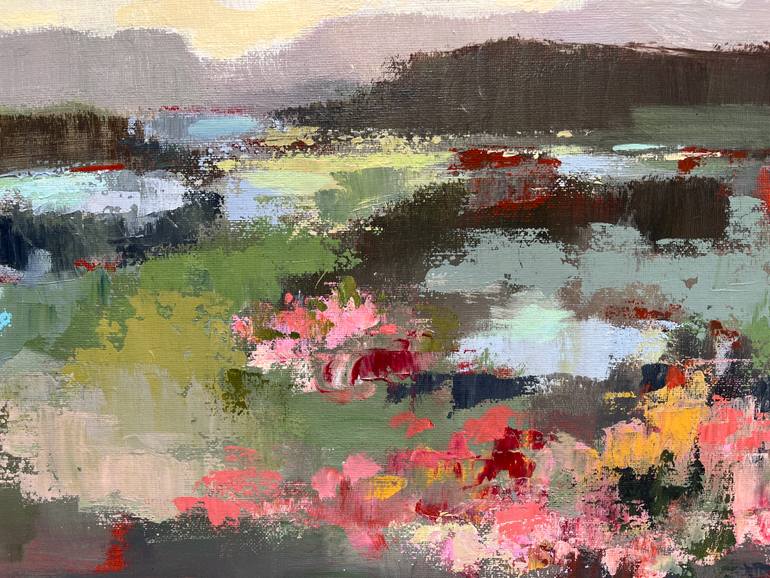 Original Expressionism Landscape Painting by Silvia Vassileva