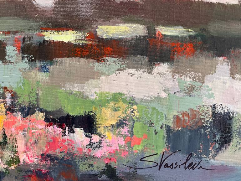Original Expressionism Landscape Painting by Silvia Vassileva
