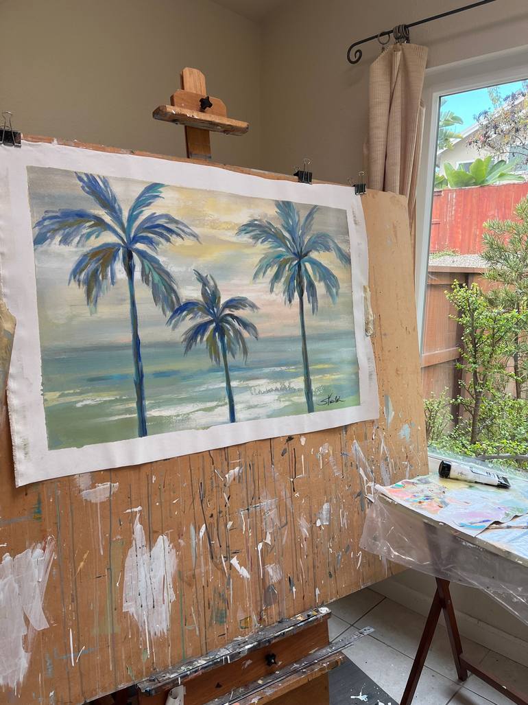 Original Impressionism Seascape Painting by Silvia Vassileva