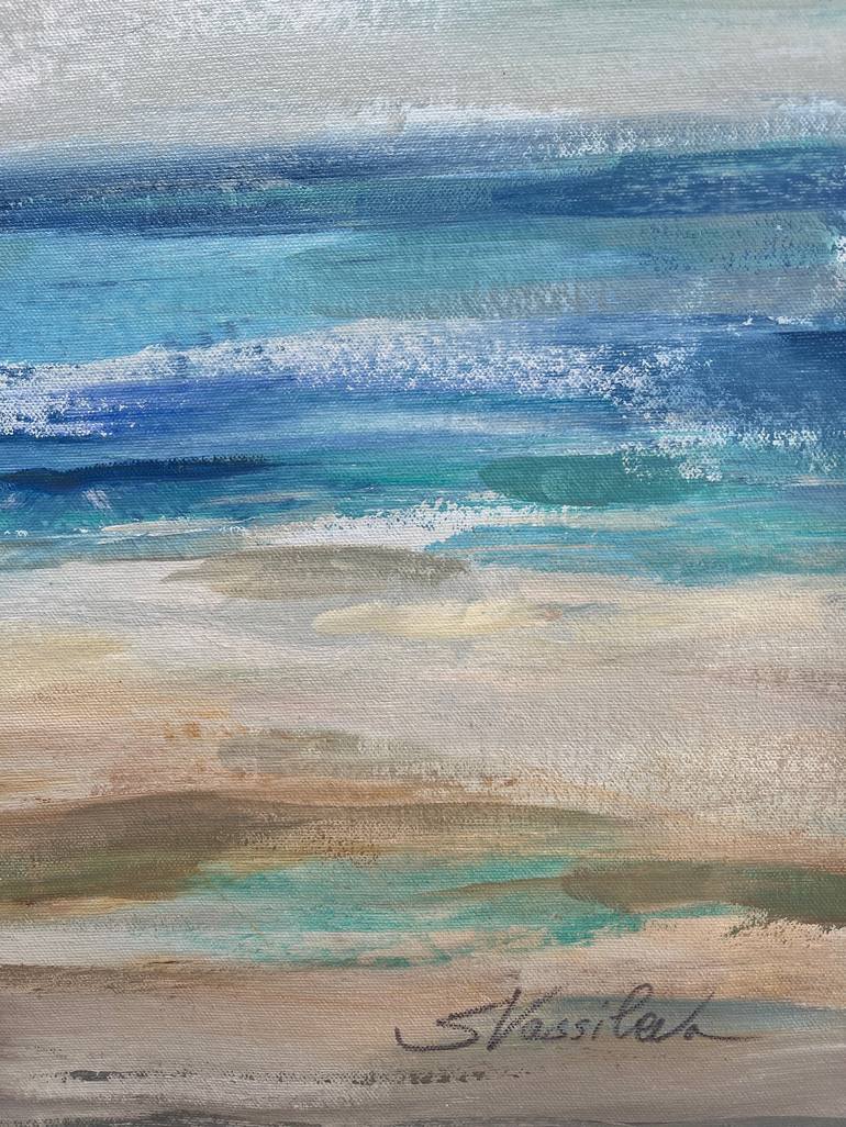 Original Expressionism Seascape Painting by Silvia Vassileva