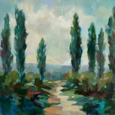 Original Impressionism Landscape Painting by Silvia Vassileva