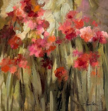 Original Impressionism Floral Painting by Silvia Vassileva