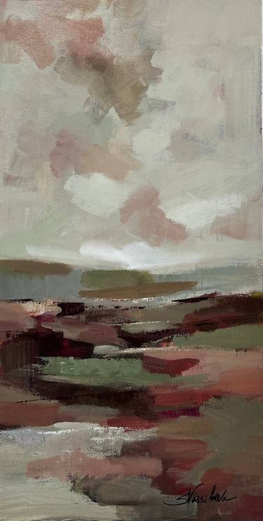 Original Expressionism Landscape Painting by Silvia Vassileva