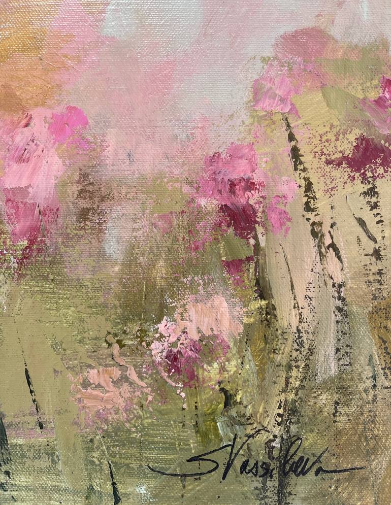 Original Impressionism Floral Painting by Silvia Vassileva