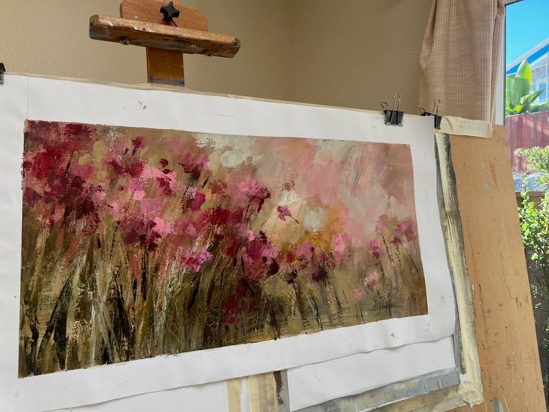 Original Impressionism Floral Painting by Silvia Vassileva