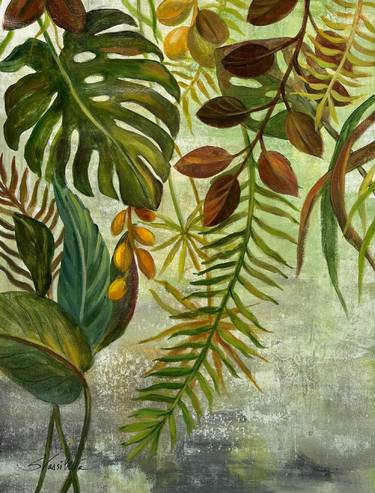 Original Impressionism Floral Painting by Silvia Vassileva