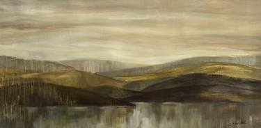 Original Expressionism Landscape Painting by Silvia Vassileva