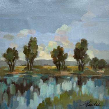 Original Impressionism Landscape Painting by Silvia Vassileva