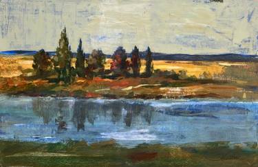 Original Impressionism Landscape Painting by Silvia Vassileva