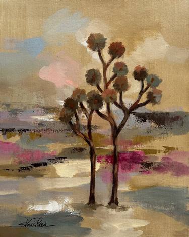 Original Expressionism Landscape Painting by Silvia Vassileva