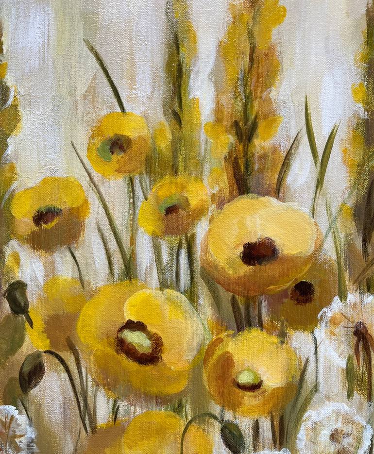 Original Impressionism Floral Painting by Silvia Vassileva