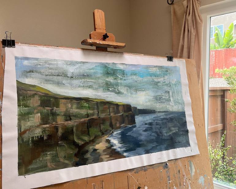 Original Impressionism Seascape Painting by Silvia Vassileva