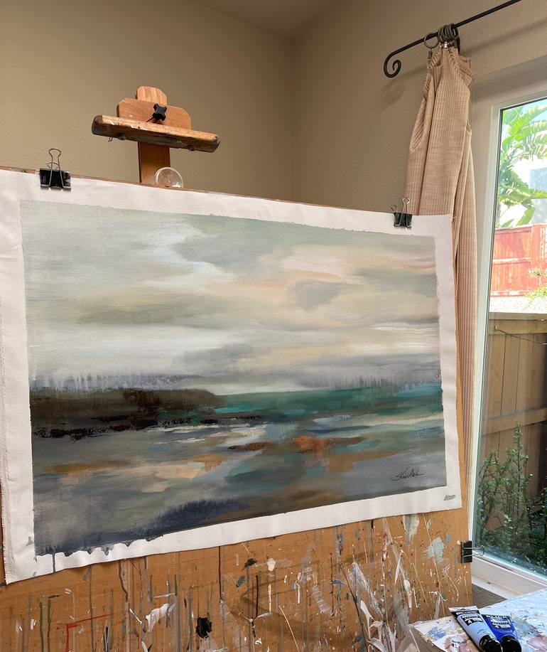 Original Impressionism Seascape Painting by Silvia Vassileva