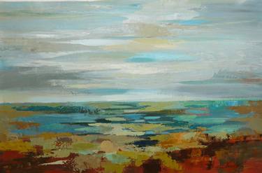 Original Abstract Expressionism Landscape Paintings by Silvia Vassileva