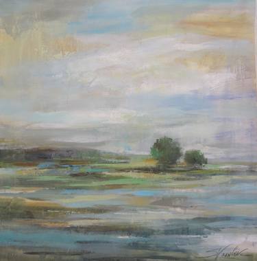 Original Expressionism Landscape Paintings by Silvia Vassileva