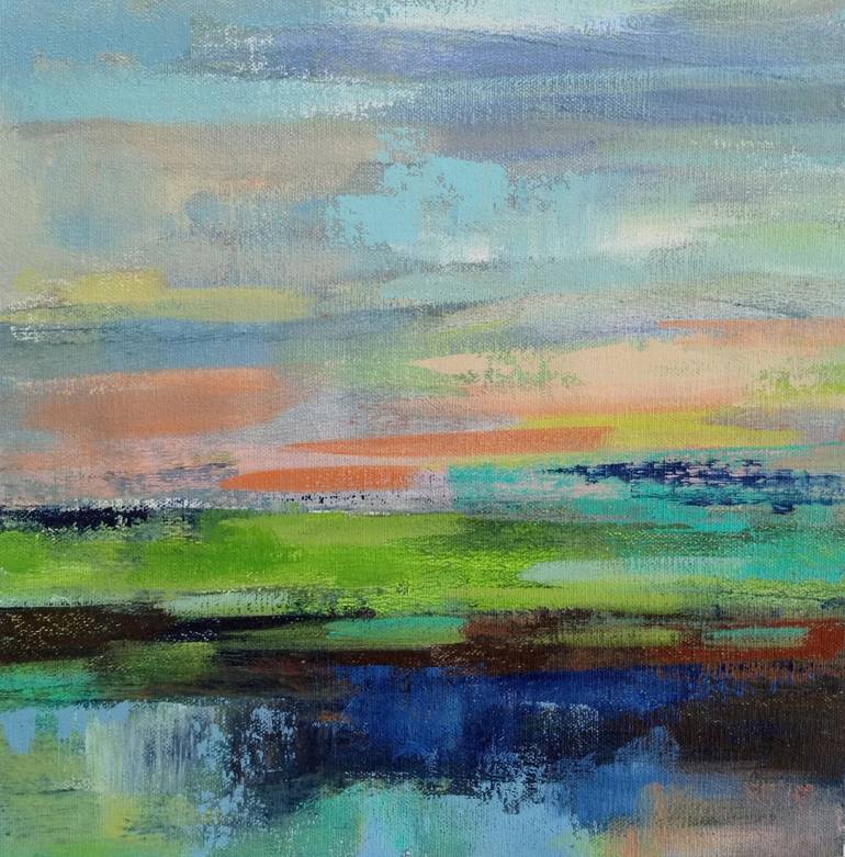 Del Mar Sunset II Painting by Silvia Vassileva | Saatchi Art