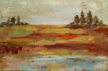 Original Expressionism Landscape Paintings by Silvia Vassileva