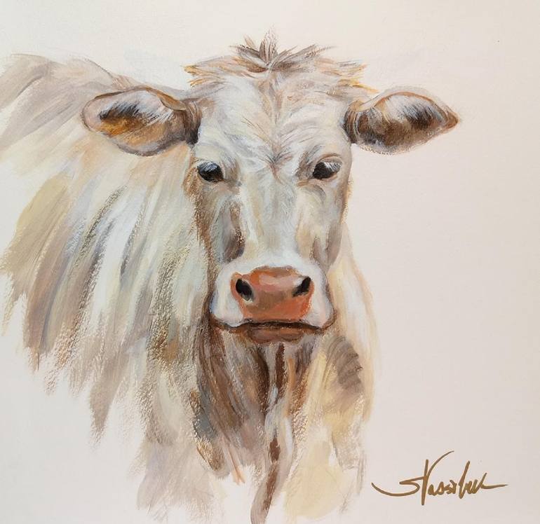 Original Expressionism Animal Paintings by Silvia Vassileva