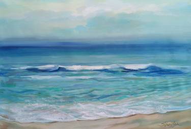 Original Expressionism Seascape Paintings by Silvia Vassileva