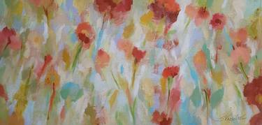 Original Expressionism Floral Paintings by Silvia Vassileva