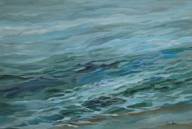 Original Abstract Expressionism Seascape Paintings by Silvia Vassileva