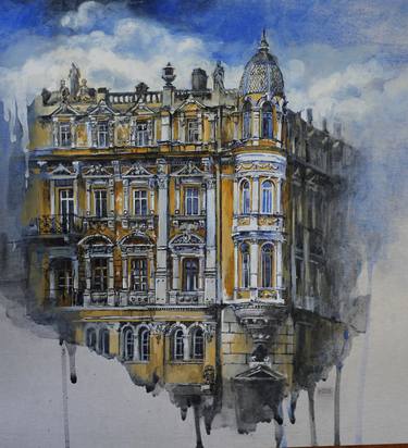 Print of Realism Architecture Drawings by Martha Nyrkova