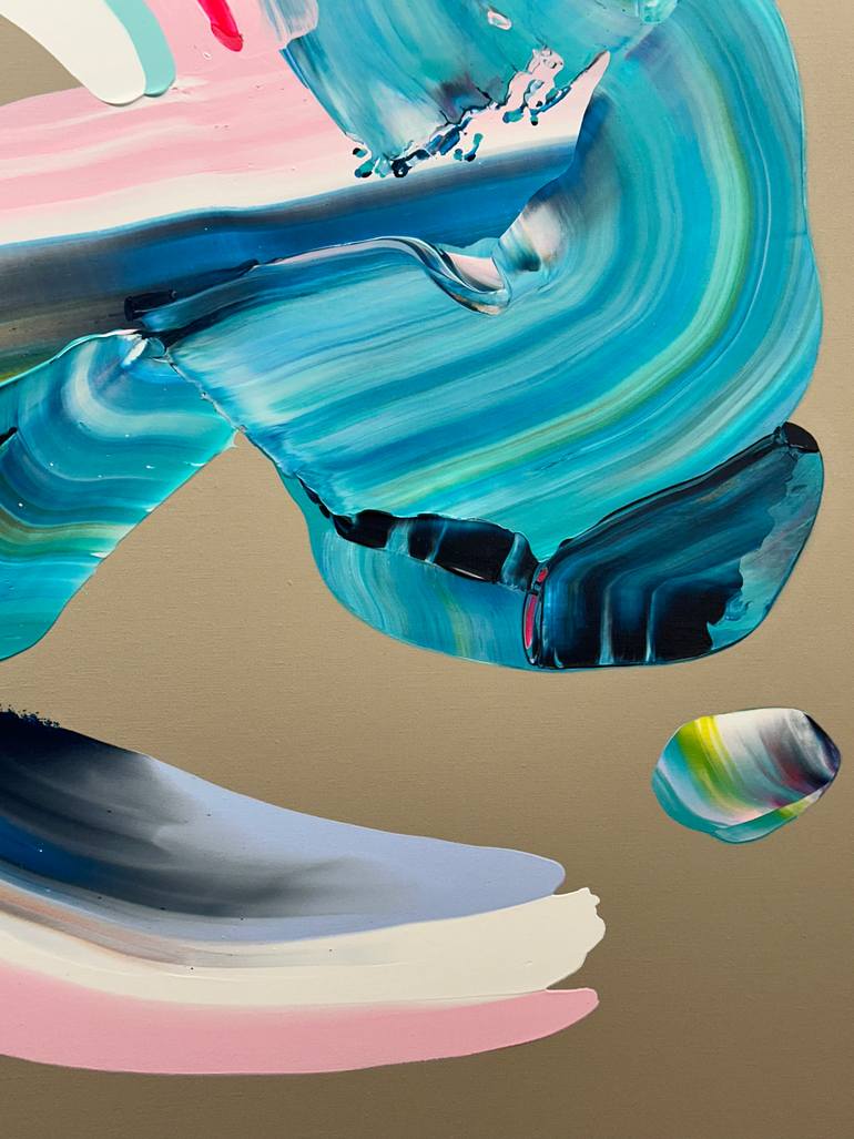 Original Abstract Expressionism Abstract Painting by Marit Geraldine Bostad