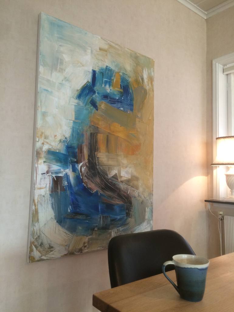 Original Abstract Painting by Marit Geraldine Bostad