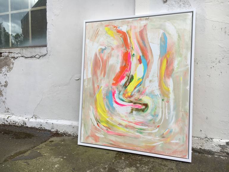 Original Abstract Painting by Marit Geraldine Bostad