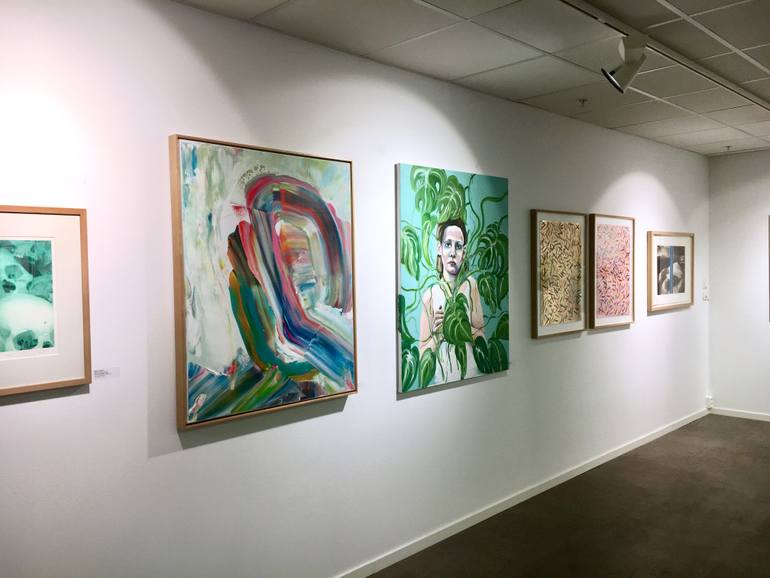 Original Abstract Expressionism Abstract Painting by Marit Geraldine Bostad