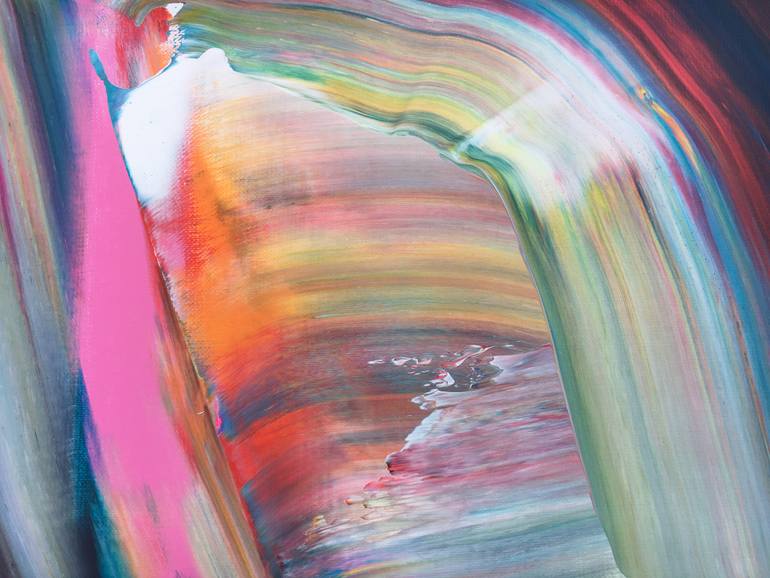 Original Abstract Expressionism Abstract Painting by Marit Geraldine Bostad