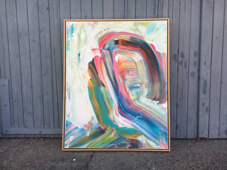 Original Abstract Expressionism Abstract Painting by Marit Geraldine Bostad