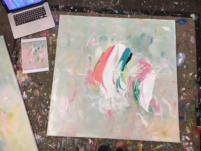 Original Abstract Painting by Marit Geraldine Bostad