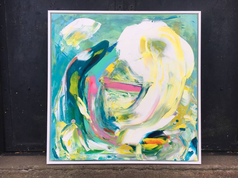 Original Abstract Painting by Marit Geraldine Bostad