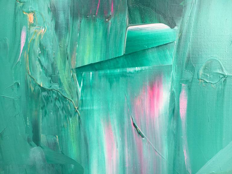 Original Abstract Expressionism Abstract Painting by Marit Geraldine Bostad