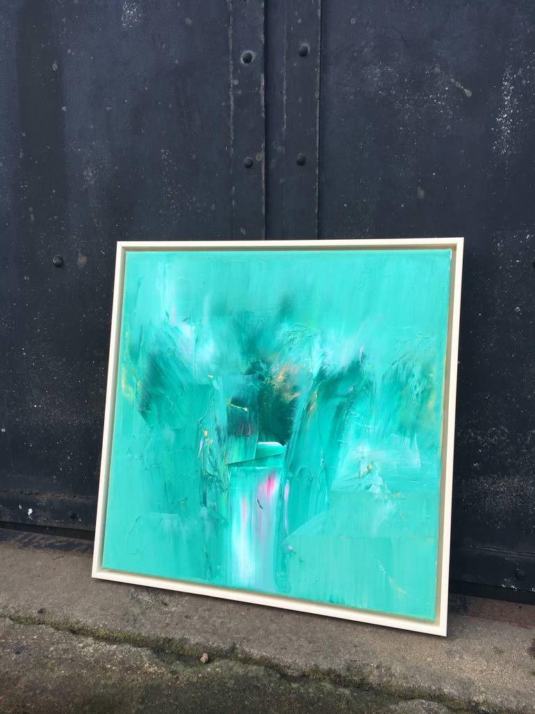 Original Abstract Expressionism Abstract Painting by Marit Geraldine Bostad