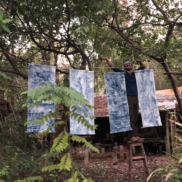 Original Contemporary Abstract Painting by Katy Sayers Green