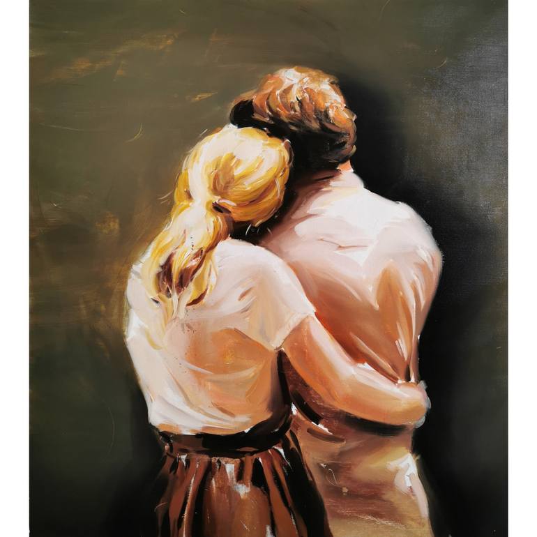Original Love Painting by Laslo Sergiu