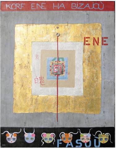 Original Contemporary Abstract Painting by Acko Laurinn