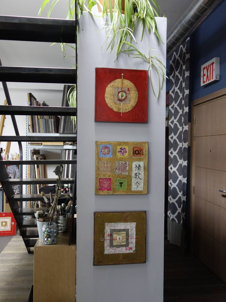 Original Abstract Mixed Media by Acko Laurinn