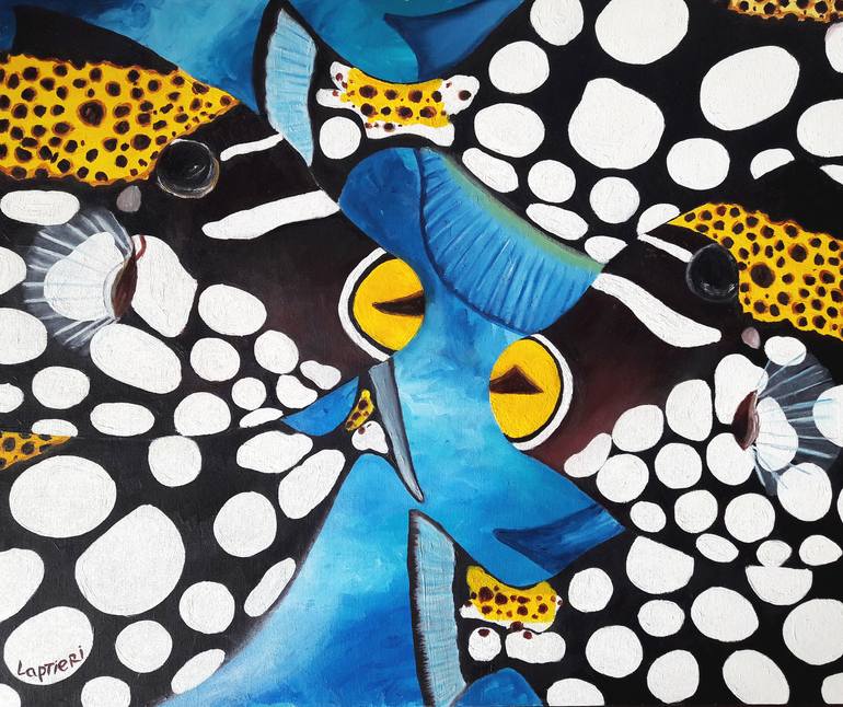 triggerfish painting