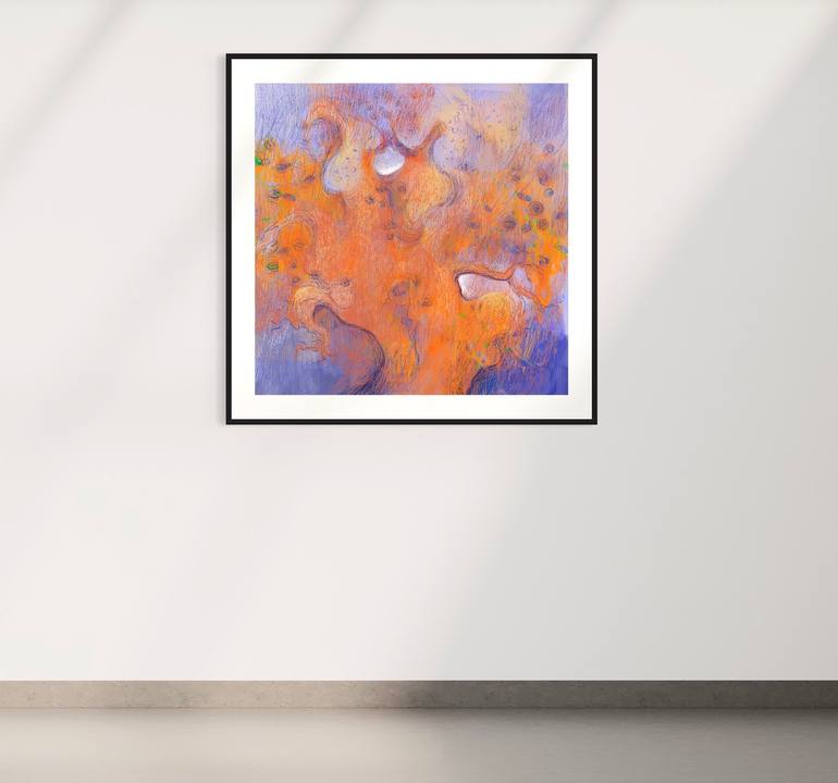 Original Abstract Expressionism Abstract Digital by Alain Godefroid