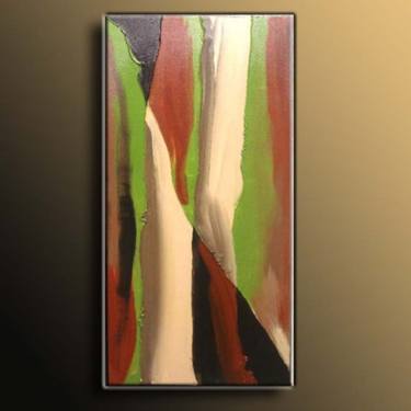 Abstract ORIGINAL Contemporary Upscale Painting - Modern Art by Molly - Gallery Represented Artist thumb