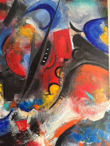 Original Abstract Expressionism Abstract Paintings by Robin Tripaldi