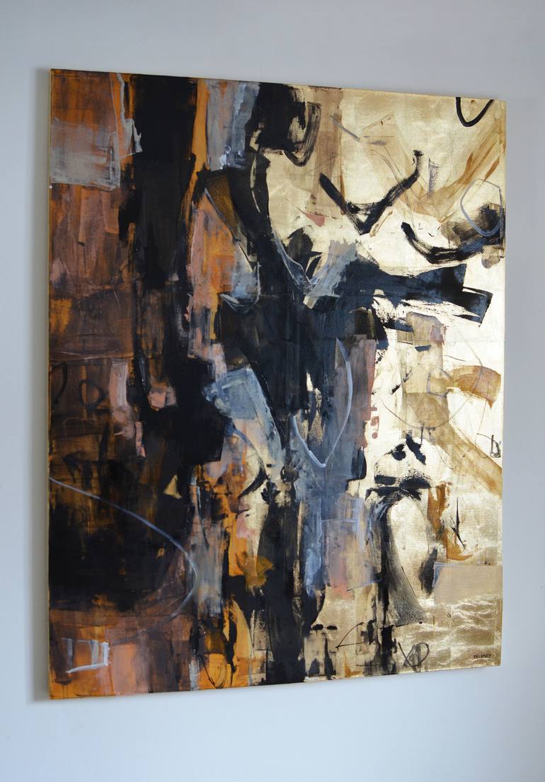 Original Abstract Expressionism Abstract Painting by Holly Delaney