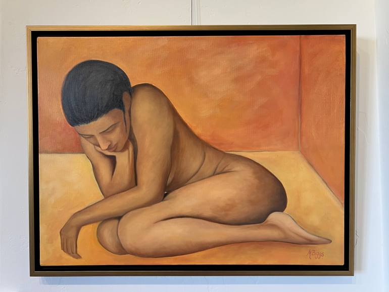 Original Contemporary Nude Painting by Margaret Biggs