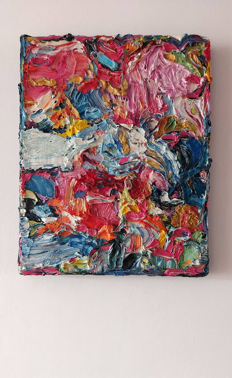 Original Abstract Expressionism Abstract Painting by Barbara Szwedowska